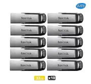 Sandisk Ultra Flair 32GB Flash Drive USB 3.0 Pen Drive Thumb Drive (10 Pack)