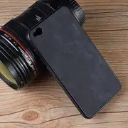 LYX Shockproof Sheep Skin PC + PU + TPU Case for Xiaomi Redmi Go (Black) Shockproof (Color : Black)