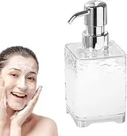 Lmyit Empty Facial Cleanser Foaming Bottle,300ml Foaming Bottle Empty Facial Cleanser Pump | Pressure Type Cleansing Milk Beater for Outdoor Travel