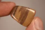 *ZEBRA STONE* Tumbled Stone 2.4cm 10.5g Natural, Energy Stamina Endurance