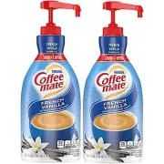 Nestle Coffee mate Coffee Creamer French Vanilla Concentrated Liquid Pump 2 pack