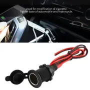 12-24V 10A Female Car Cigar Cigarette Lighter Socket Plug Connector Adapter