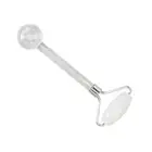 2 In 1 Face Roller Massager Face Roller Eye Ice Massage White Jade Stone Fac SPG