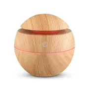 130ml 4-in-1 Aromatherapy Oil Diffuser Light Wood - Oil Diffusers Australia