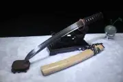 Japanese Fighting Knife Tanto Black Ninja Shinobi Combat Sharp T10 Steel Blade