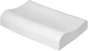 Dreamz 2X Natural Latex Pillow Memory Down Luxurious B-Shape Bedding Side Back Sleeper Bed Pillows Soft Removable Washable Cover,for Home, Hotel, White