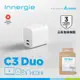 【Innergie】 C3 Duo 30瓦 USB-C 雙孔萬用充電器 (摺疊版)