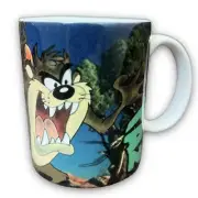 Tazmanian Devil Taz Looney Tunes Coffee Cup Mug Warner Bros WB Vintage 1998