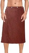 Reddish Brown Solid Color Mens Bath Towel Wrap Soft Cloth Sauna Spa Towel 60'' x 28'' Sauna Gym Accessories toallas envolventes para spa