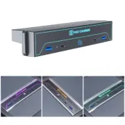 USB Charger Dock USB Charging Hub Center Console Mounting for Car Model 3