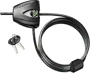 Master Lock Python Adjustable Locking Bike Cable Lock, 1.8 m Length x 5 mm Diameter, Black
