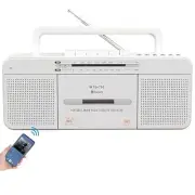 Cassette Player Recorder, Cassette Tape White Cassette Player Recorder Boombox