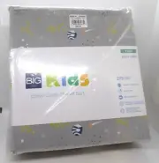Twin Bed Sheet Set Space Explorer Kohl's Big Kid Gray Print New