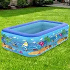 Inflatable Swimming Pool Cartoon Pattern Framed Swimming Pool for Toddler Kids