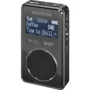 SANGEAN DPR35B Black DAB+ FM-Rds Pocket Radio FM and DAB+ / Digital Radio Plus