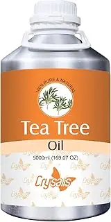 Crysalis Tea Tree (Melaleuca Alternifolia) Oil |100% Pure & Natural Undiluted Essential Oil Organic Standard Tea Tree Oil Soothes | 5000ml/169.07fl oz