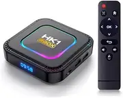 CHROX Android 13.0 TV Box, Set Top Box 4GB+128GB RK3528 Quad-Core 64Bit Cortex-A53 Support 4K/8K 3D 2.4/5.0Ghz WiFi BT5.0 10/100M Ethernet HDMI 2.0 H.265 HDR Smart TV Box,4gb+128gb