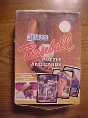 1987 Donruss Baseball Box -- 36 Sealed Packs Of 15 Cards & 3 Puzzle Pieces