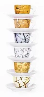 Imported Italian Espresso cup set of 6 by Giannini. Retails for $100