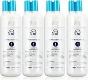 CR Ｗ-10295370А Refrigerator Water Filter Replacement Compatible for ЕDR1RХD1 Watеr Filtеr-1 Ｗ-10295370А Refrigerator Models(4 Pack)