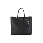 Prada Vitello Phenix Leather Shopping Tote Bag Black