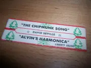 1 David Seville Chipmunk Song / Alvin's Harmonica Jukebox Title Strip