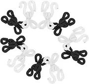 HOMSFOU 10Pairs Durable Metal Hooks and Eyes for Sewing Versatile Clothing Fasteners for DIY Crafting and Repair Projects
