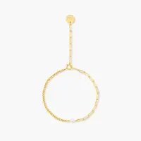 在飛比找momo購物網優惠-【Olivia Yao Jewellery】不對稱鍊條設計 