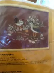 The Creative Circle 0325- 0326 Sandpipers Kitchen Spice Sacks Embroiderey Kit
