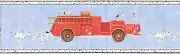 DALMATIONS Dogs FIRE TRUCKS Wallpaper BORDER Rolls York Wallcoverings Design