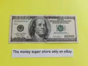 2003 U.S. $100 ONE HUNDRED DOLLAR BILL CIRCULATED STAR* NOTE SERIAL # ITEM 1736.