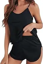 Women Flannel Pajama Pants Women's Summer Shorts Thin Sexy Two Set Rayon Pajama