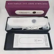 Portable Deep UVC Sterilizer Light Rechargeable With Carry Case & Cord NEW