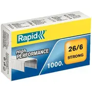 Rapid 26/6 Strong Staples 1000 Pack