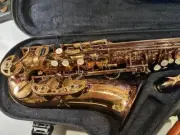 RETRO REVIVAL "TRU-SIX" REPLICA VINT PARIS ALTO SAX COGNAC GOLD DEMO HIGH F#