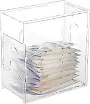 Breast Milk Storage Tower, Acrylic Breast Milk Storage Container, Breast Milk Storage Bags Organizer, Space-Saving Stackable Milk Storage Rack, 8.86 in x 8.27 in x 4.61 Inches