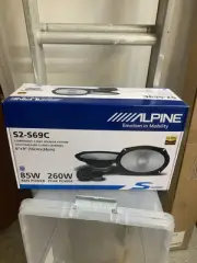 Alpine S2-S69C, S Series 6x9" 2-Way Hi-Res Component Speakers - 260 Watts