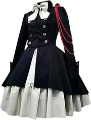 [Hiliby] Medieval History Pockets Vintage Princess Court Patchwork Gothic Dress Fashion Women Collar Women's Dress Halloween Cosplay Costumes for Women