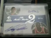SP Rookie Threads Dual Auto Dominique Wilkins Al Horford #d 44/50 MD-WH