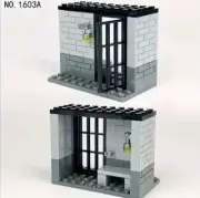 Building Block Brick Set Prison Cell Prison Room For Police Station 49 Pcs