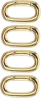 MUELODSIC 4pcs Jewelry Connectors Secure Clasp for Necklace and Bracelet Projects Plated Clasps for Everyday Use and Special Occasions