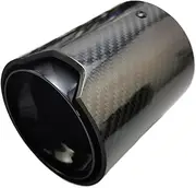 Accessories Muffler End tip Exhaust Car Tip Stainless Steel Tail Throat Decoration Parts Nozzle Cover Compatible For BMW X1 F48 2016-2022(BLACK 1 PIECE)
