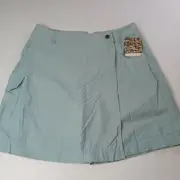 Woolrich Richfield Skort Women's 10 Seamist Mint Green Hiking Outdoors Golf