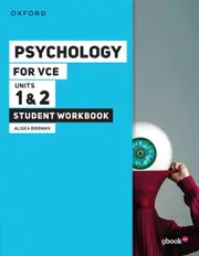 Psychology for VCE Units 1 & 2 Student Workbook+obook pro