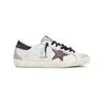 [Golden Goose] Golden Goose-White Goat Leather Superstar Sneakers-Uomo 44 IT