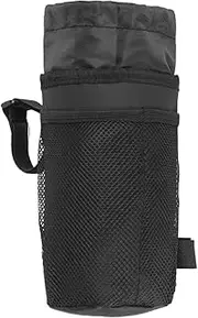 Bike Cup Holder - Handlebar Bottle Holder | Bike Cup Holders with Mesh Pockets | Portable Cycling Cups Bag | Shockproof High Load-Bearing Water Bottle Carrier for Commuting, Outdoors, Stroller