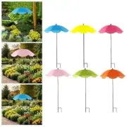Plant Umbrella Convenient with Metal Stake Sunshade Cloth for Outdoor Plants
