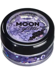 Moon Glitter Holographic Purple Chunky Loose Glitter