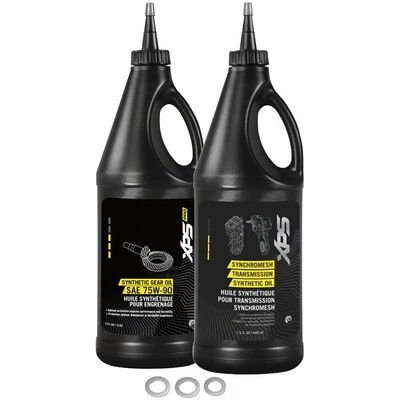 Tusk Drivetrain Oil Change Kit with Can-Am Oil For Can-Am Outlander Max 850 XT