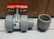 Spears 1839-007C 3/4" Socket Ball Valve and JS112 1" Adaptor